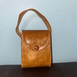 Vintage leather mini purse